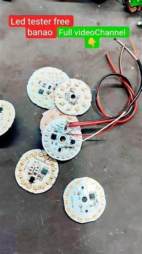 I Built A Powerful LED Tester At Home #shorts #led