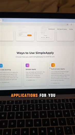 SimpleApply.ai | Let Simple Apply work overnight and wake up closer to your next role. Visit SimpleApply.ai! ... | Instagram