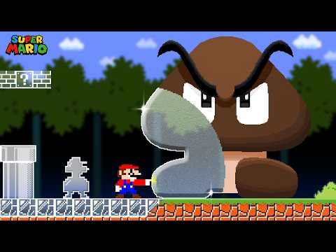 What if Everything Turns Into Glass in Super Mario Bros.?