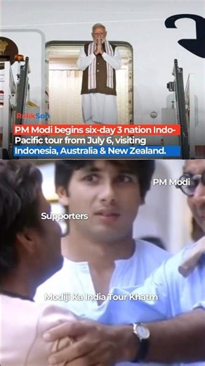 PM Modi’s 3-Nation Indo-Pacific Tour Begins