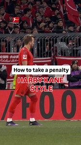 The perfect Harry Kane penalty 💪⚽️ #Bundesliga | FC Bayern München | Bundesliga