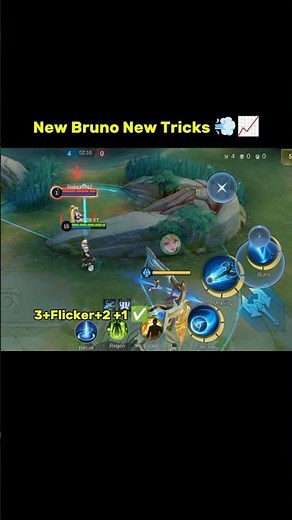 New Bruno New Ultimate Tricks Tutorial Mobile Legends #revamp #bruno #tutorial