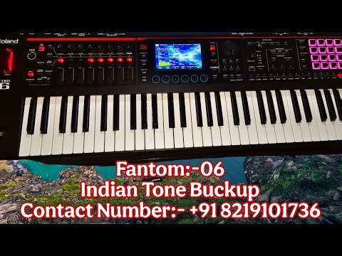 Roland Fantom 06 Indian Tones Backup | Professional Indian Patches 🎹