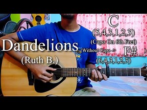 Dandelions | Ruth B. | Easy Guitar Chords Lesson+Cover, Strumming Pattern, Progressions...