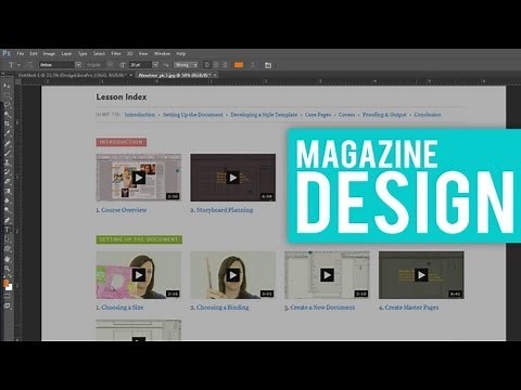 LEARN HOW TO DESIGN A MAGAZINE - FULL COURSE