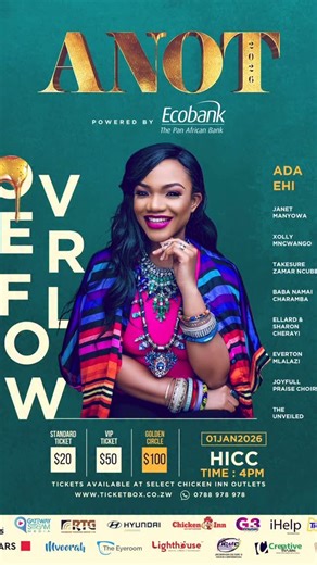 Ada Ehi on Instagram: "Harare Zimbabwe 🇿🇼 see you tomorrow, 2026 ✨By His Grace 🔊 #ANOT"