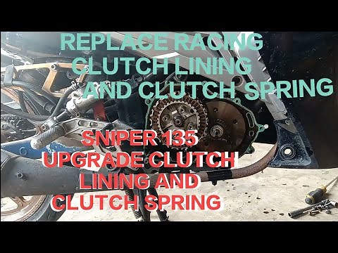 SNIPER 135 CLASSIC REPLACE RACING CLUTCH LINING AND CLUTCH SPRING.