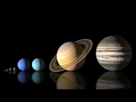 宇宙の星の大きさを実感する動画【サイズ比較】