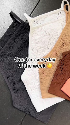 Our Seamless Crochet Bra Top makes every look come together and we got a color for each of them! 😉 #crochet #tanktop #neutrals #summercolors