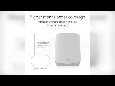 Review: NETGEAR Orbi Whole Home Tri-Band WiFi 6 Mesh Network System (RBK663) – Router with 2 S...