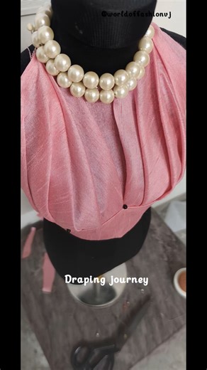 Fashion Draping Journey 🪡 Creative Experiments