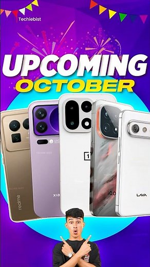 Top 10+ Upcoming Phones in October 2025 📅 🔥 Must-See Launches! #shorts