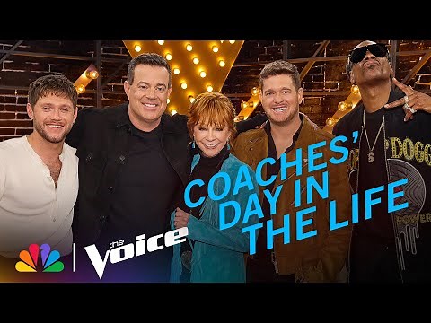 Join Bublé, Niall, Reba and Snoop for Their First Day on Set | The Voice | NBC