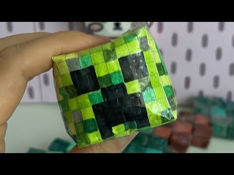 Best Ever DIY: The Softest Minecraft Creeper Paper Squishy