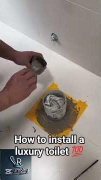 How to quickly install a luxury toilet 💯