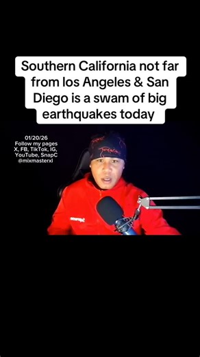 Nick Thomas on Instagram: "Southern California not far from los Angeles & San Diego is a swam of big earthquakes today #fypchallenge #viralvideochallenge #foryourpage #california #Earthquaketoday"
