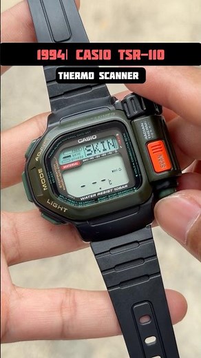 🇯🇵1994| CASIO TSR-110 Thermo Scanner #casio #casiowatch #casiovintage #90s 📽️:rizkyrchmt05