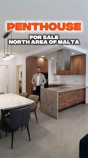 Stunning Fully Furnished Penthouse with Outdoor Space in Malta