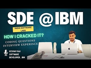Interview Experience at IBM ISL | IBM Interview Coding Questions | 2024 | SDE @IBM IBM Watsonx