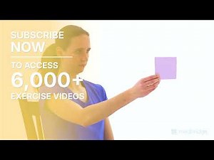 How to Do Seated Gaze Stabilization with Head Nod | Medbridge