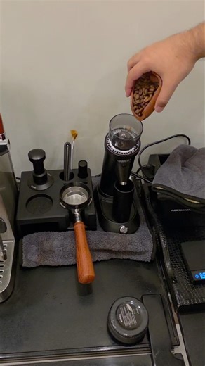 Day 49 | My Mini home coffee bar workflow #coffee #coffeebar #home #icedcoffee