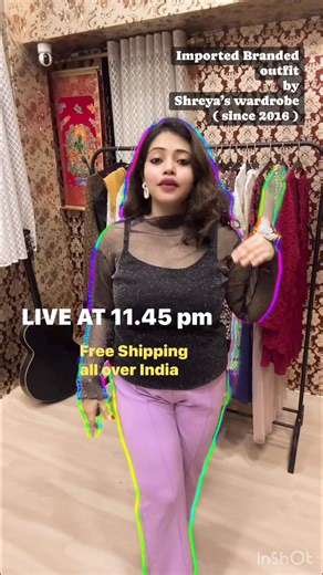 Live Alert 🔔 11.45 PM . Ami Shreyasi from my Brand - Shreya’s wardrobe ( since 2016 ) . 🤝 any queries please do what’s app 7001156281 🤍 | Fashion Swap Online shopping
