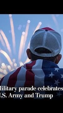 Military parade celebrates U.S. Army and Trump