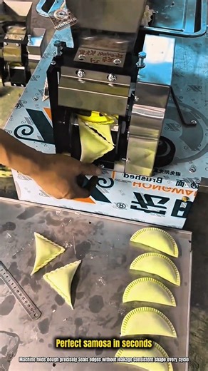 Samosa Forming Machine: Precision Perfect Dough Folding Sealing Process