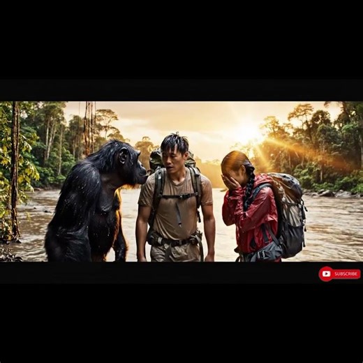 He Wasn't Just A Primate... He Was A Hero. 🦍❤️ #gooptube #movie #film #monkey #primates #save #help