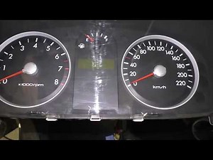 How to Remove INSTRUMENT CLUSTER - Hyundai GETZ