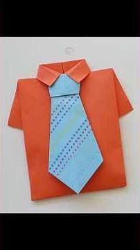 Idée pour fête des Pères. Origami cravate. Comment faire une cravate en papier?#cravate #diy #paper