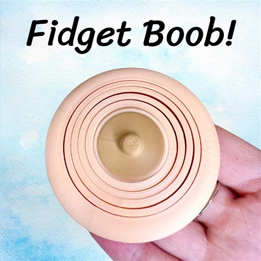 Fidget Boob Breast, Adult Fidget Toy, Adult Party Favor, 3D Printed Spinning Gyro Toy, Satisfying Anxiety Stress Aid, Bachelor Party Gift - Etsy UK