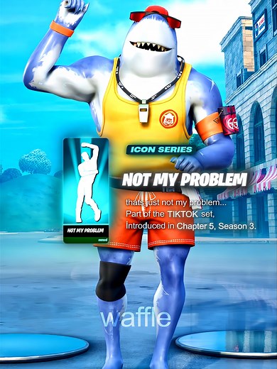 NOT MY PROBLEM Emote in Fortnite | New Dance Icon Emote