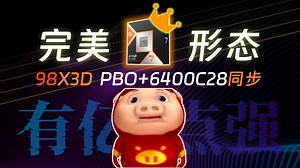 9800X3D完美形态能有多强！PBO 6400C28同步CPU&内存X870超频参数作业：主打一个省心~