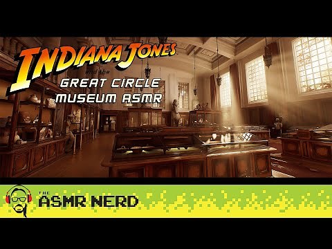 ASMR | Indiana Jones Relaxing Museum Tour with Insane Graphics! 🤯 [whispering, 4K, path tracing]