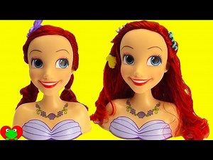 Genie Styles Princess Ariel The Little Mermaid's Hair - Videos For Kids