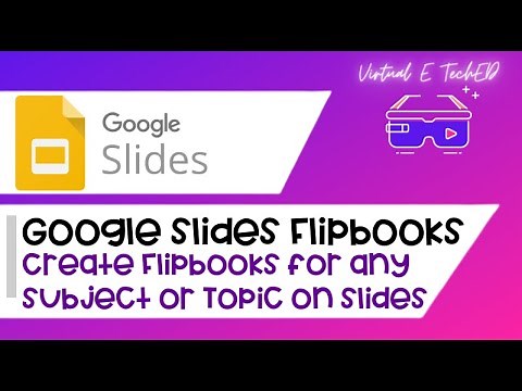 Google Slides :Creating a Flipbook