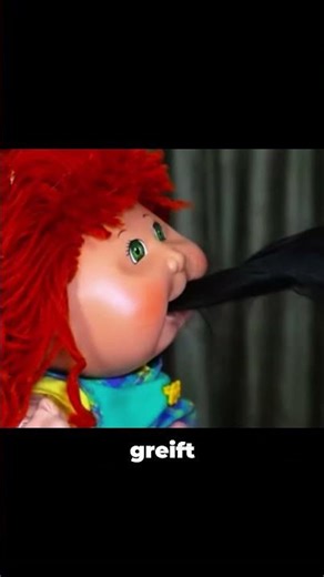 This doll grabbed my hair and wouldn't let go 😱