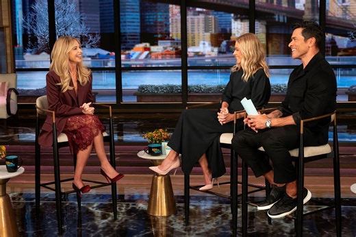 Sarah Michelle Gellar in Burgundy Lace on Live with Kelly and Mark Feb 2026 • CelebMafia
