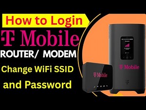 T-Mobile WiFi Router Login to Change WiFi SSID & Password |T-Mobile LTE 5G Modem Login| 192.168.12.1