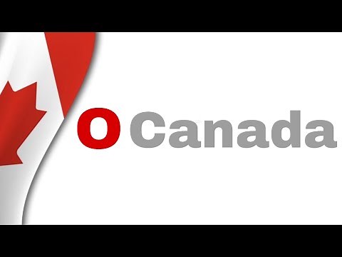 Canada National Anthem “O Canada/Ô Canada” (Lyrics) (USE 1080p) (Bilingual version 1)