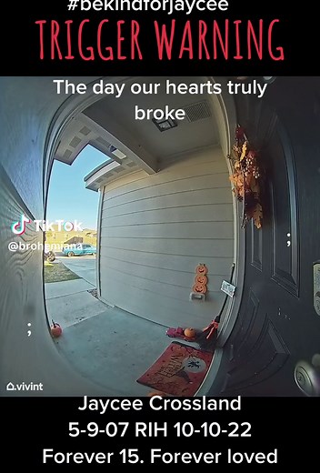 **TRIGGER WARNING** this video is being posted for AWARENESS. You dont have to weather the storm alone. I am here for you. You have a community that loves you. Thank you for being here with me today. #bekindforjaycee #bekind #suicideawareness #mentalhealthmatters #mentalhealthawareness #awareness #fifteen #bullying #bullyingawareness #wordskill #dontgiveup #notalone #neveralone #lifeafterloss #griefawareness #griefjourney💔 #grief