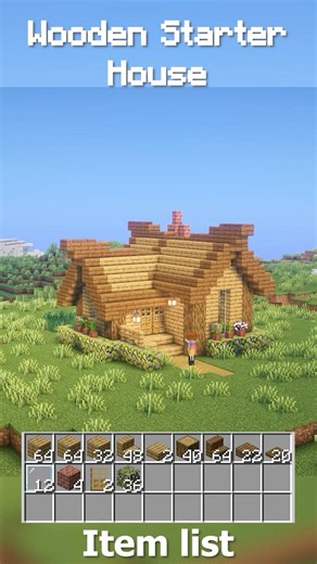 Small wooden Minecraft House tutorial
