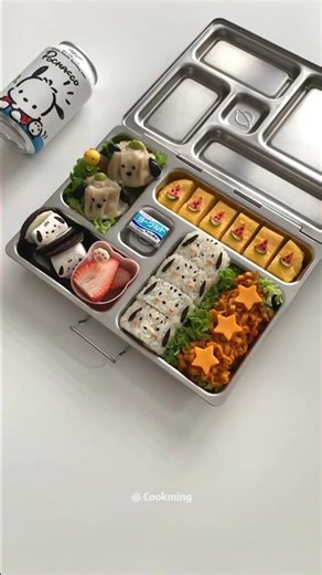 Pack a Pochacco Bento for My Daughter day 172 🍱 和我一起做便當#lunchbox #cooking #bento #asmrvideo #food