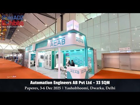 Automation Engineers AB Pvt Ltd at Paperex 2025 – Designed & Built by BrainADZ Exhibits