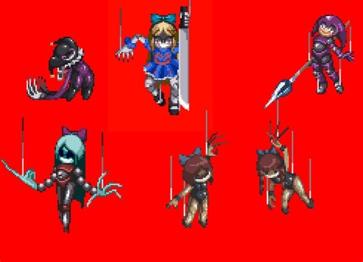 RT @souldroids: some toy enemies #gamedev