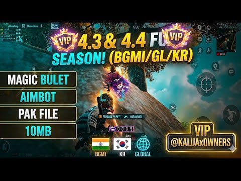 BGMI/GL/KR 4.3: MAGIC BULET OBB & PAK FILE 🔥 ANTI-RESET OBB | NO RECOIL | MAIN ID SAFE