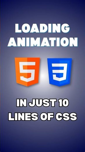 Simple CSS Loading Animation 💥🤩 #shorts #shortsfeed #coding