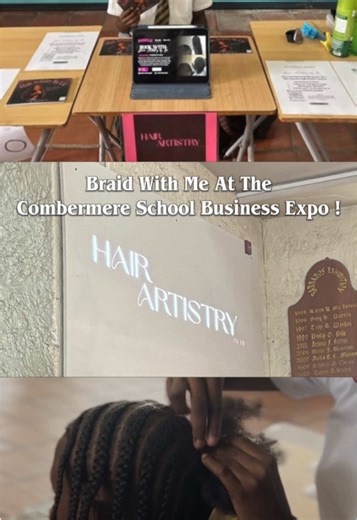 Combermere School Business Expo! 🥰 #246braider🇧🇧 #fypシ゚viral #barbadostiktok #caribbeantiktok