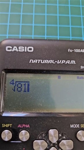How to find the nth root of a number on Casio scientific calculator fx100AU fx82au fx991